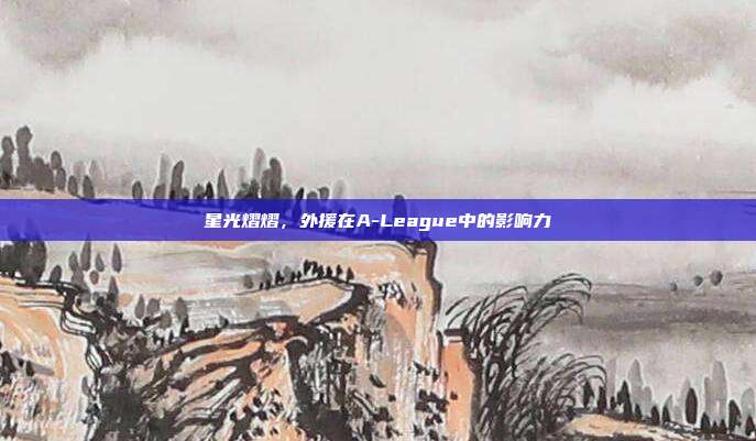 星光熠熠，外援在A-League中的影响力